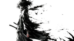 Ảnh Anime Nam Buồn Đen Trắng, Avatar Đen Trắng Anime Nam Buồn