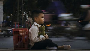 Nghèo Ảnh Trẻ Con Buồn, Cậu Bé Đánh Giày, Tây Bắc, Tết Nghèo