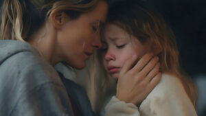 Hình Ảnh Mẹ Đơn Thân Buồn, Hình Ảnh Mẹ Ôm Con Buồn, Khóc