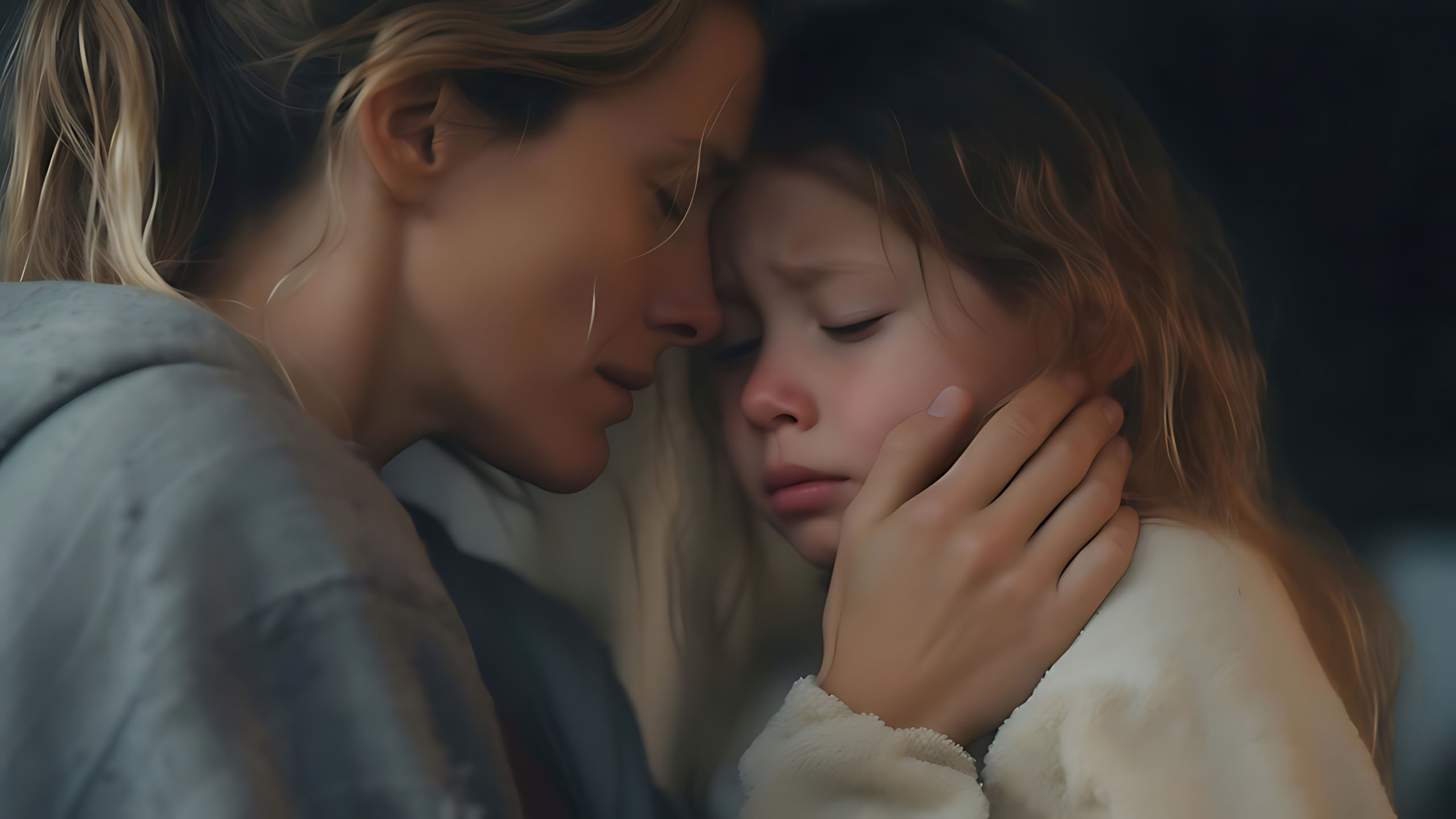 Hình Ảnh Mẹ Đơn Thân Buồn, Hình Ảnh Mẹ Ôm Con Buồn, Khóc