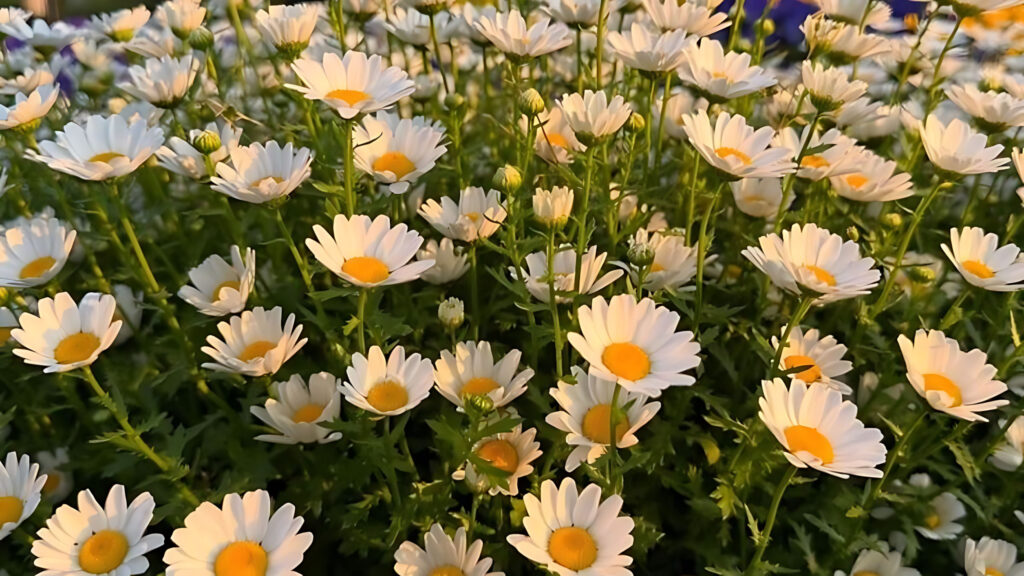 Hình ảnh cánh đồng hoa dại buồn